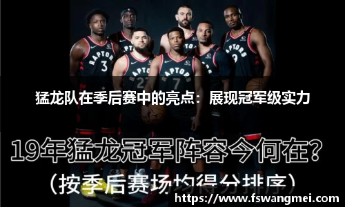 猛龙队在季后赛中的亮点：展现冠军级实力